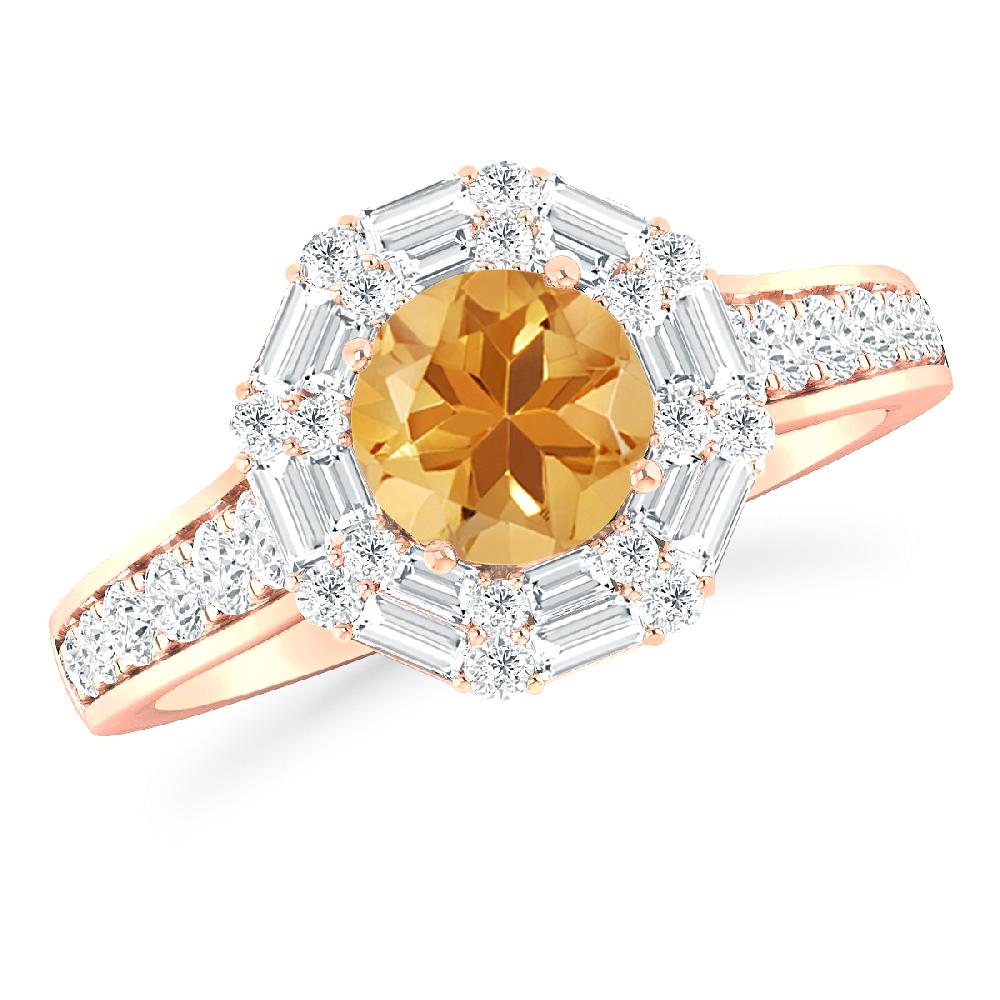 Rose Gold - Citrine