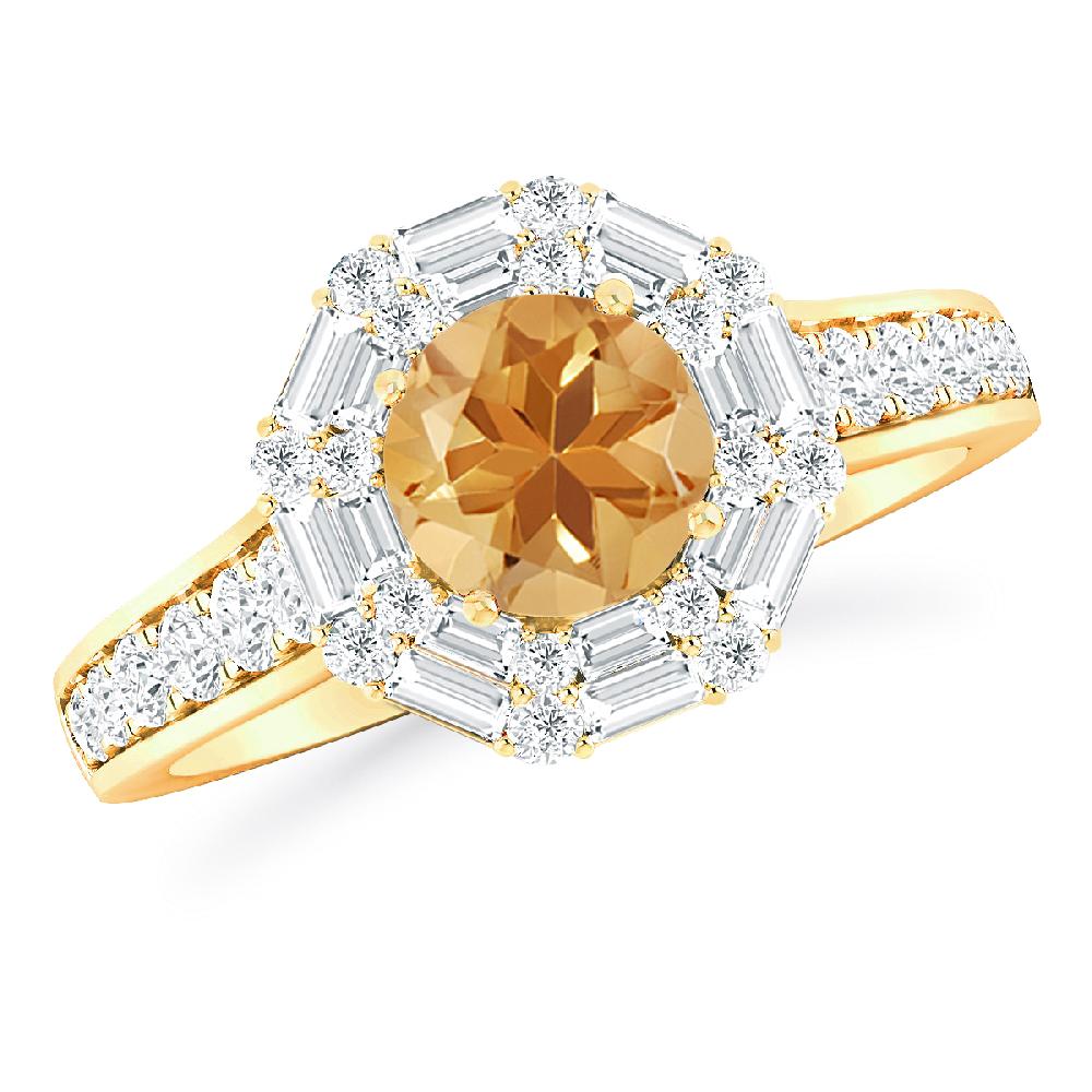 Yellow Gold - Citrine