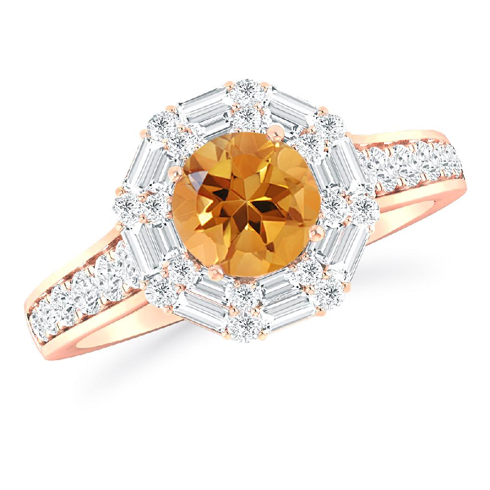 Rose Gold - Citrine