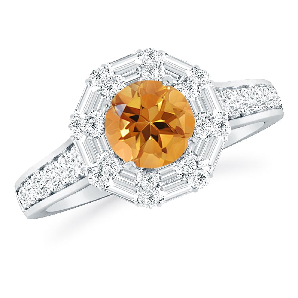 White Gold - Citrine