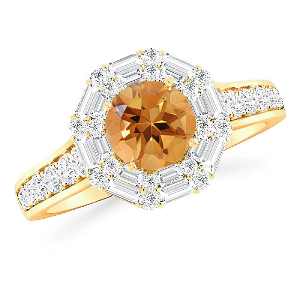 Yellow Gold - Citrine