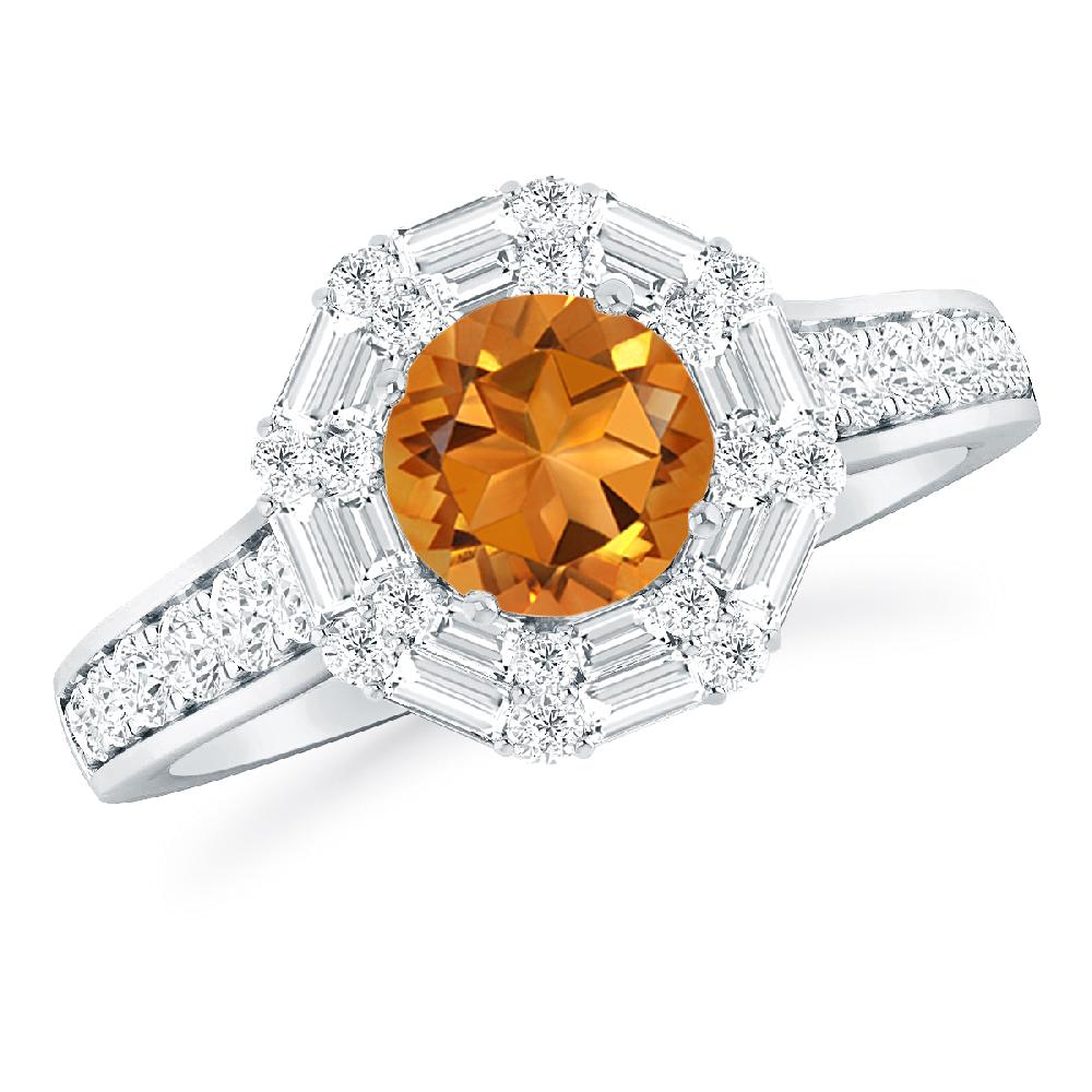 White Gold - Citrine