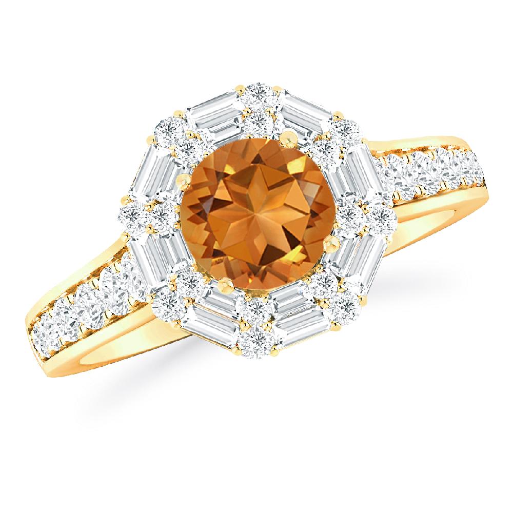 Yellow Gold - Citrine