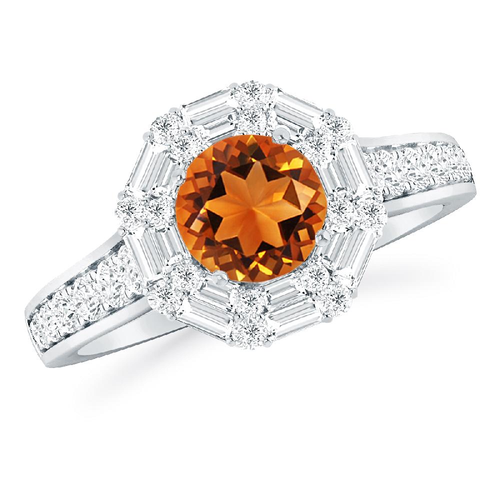 White Gold - Citrine