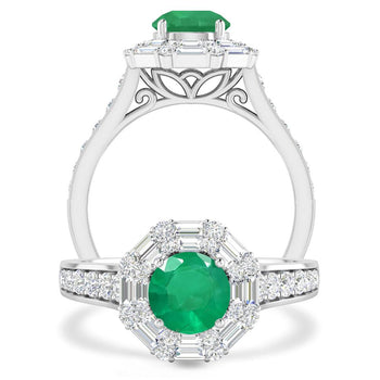 White Gold - Emerald