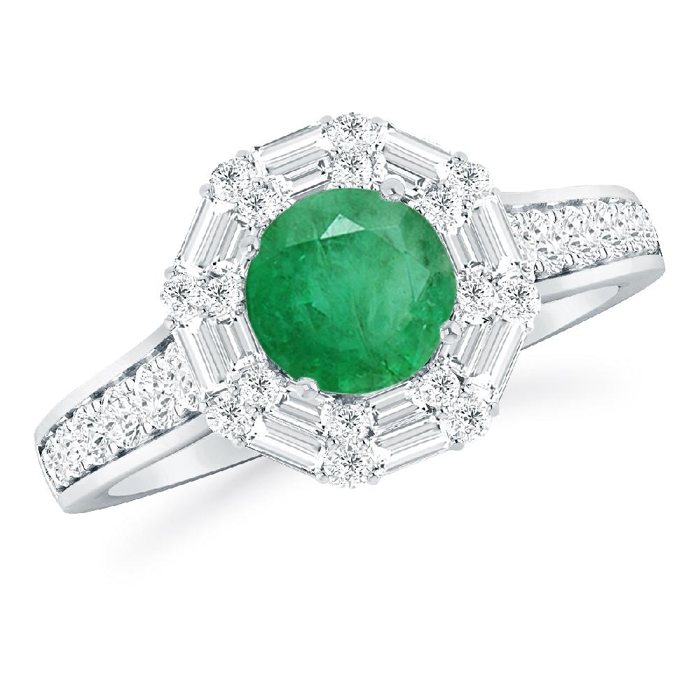 White Gold - Emerald