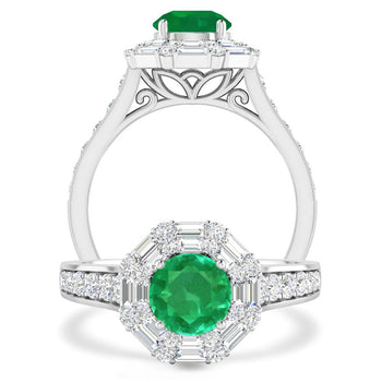 White Gold - Emerald