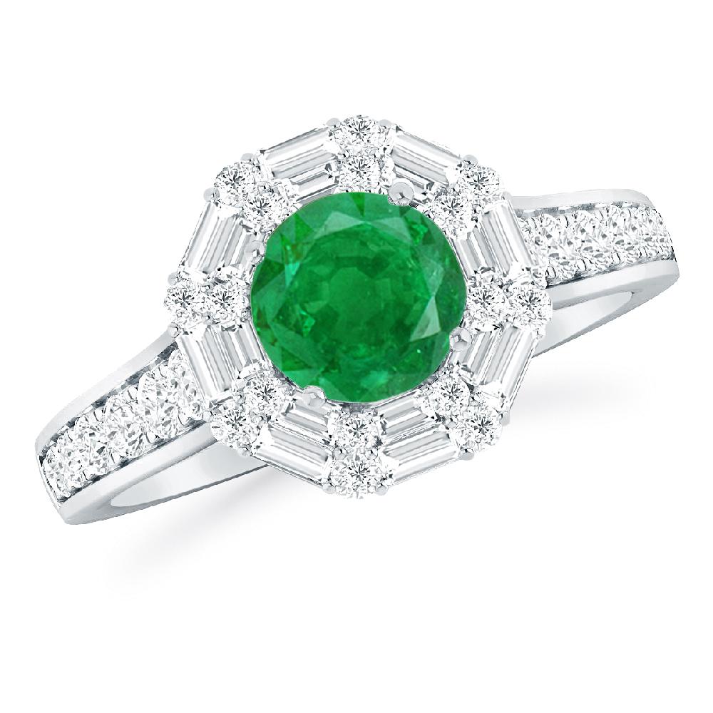 White Gold - Emerald