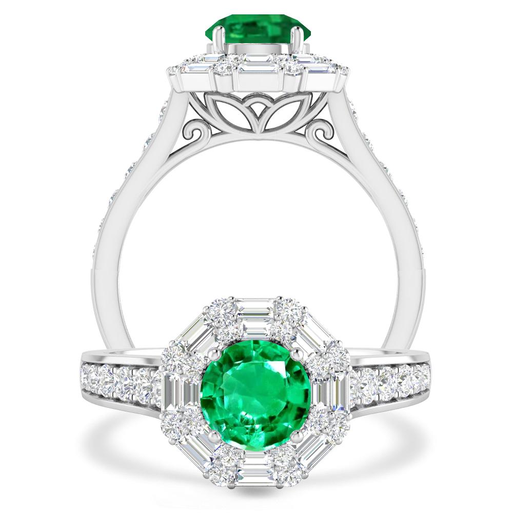 White Gold - Emerald