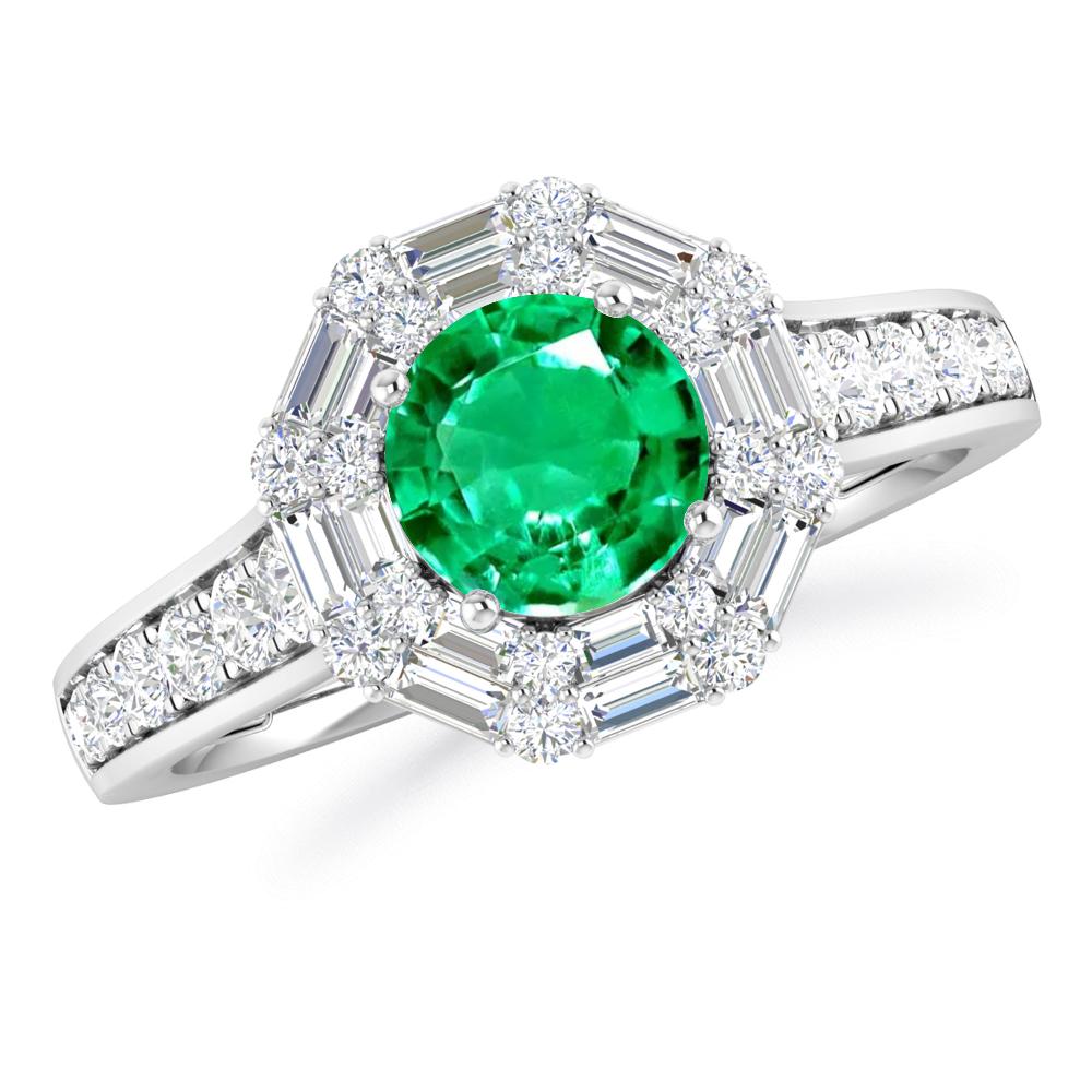 White Gold - Emerald