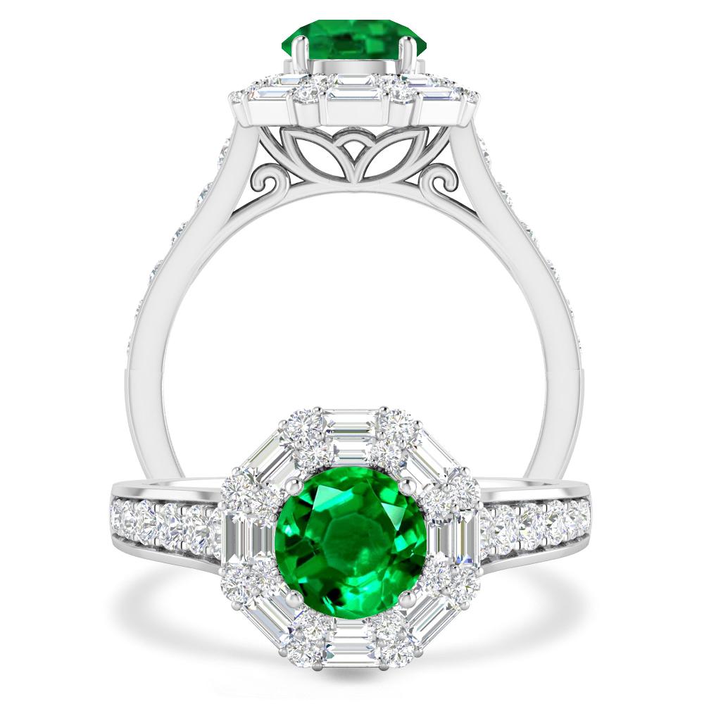 White Gold - Emerald