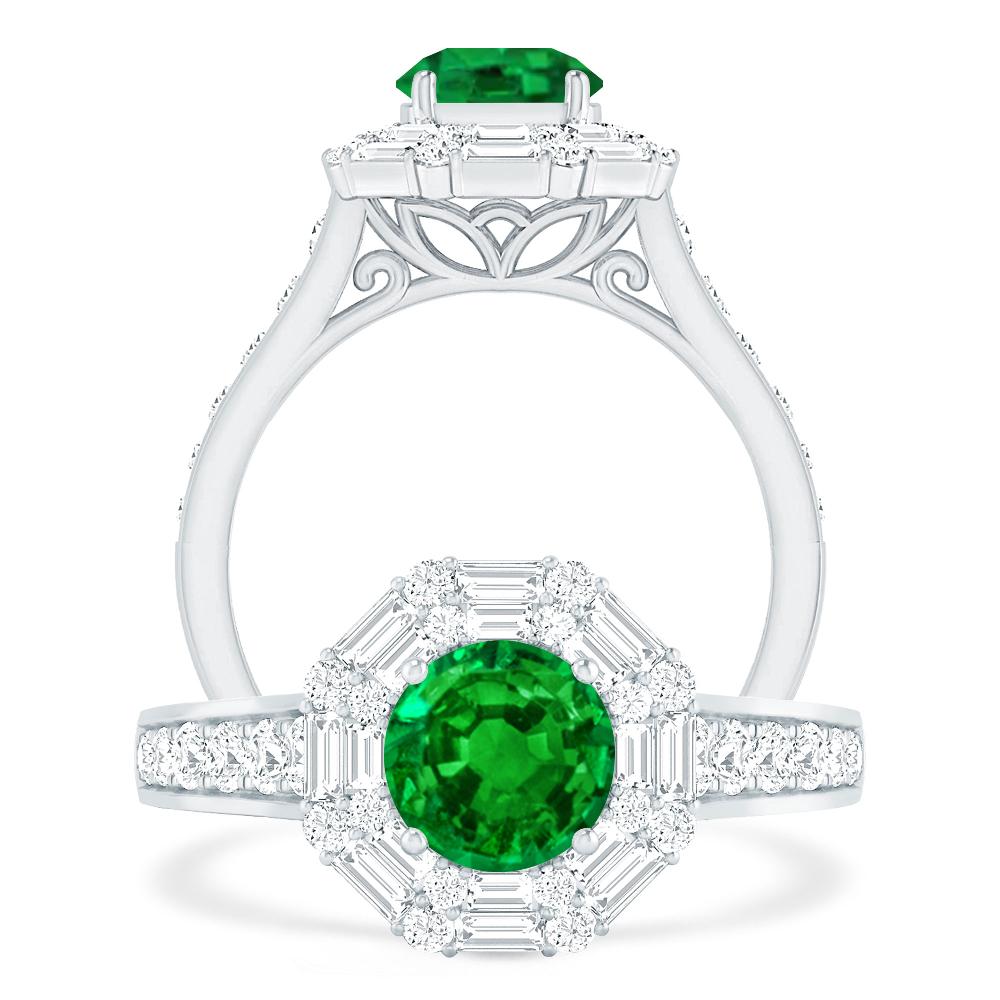 White Gold - Emerald