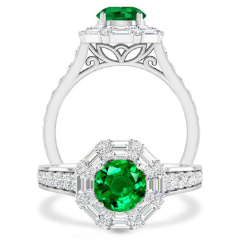 White Gold - Emerald