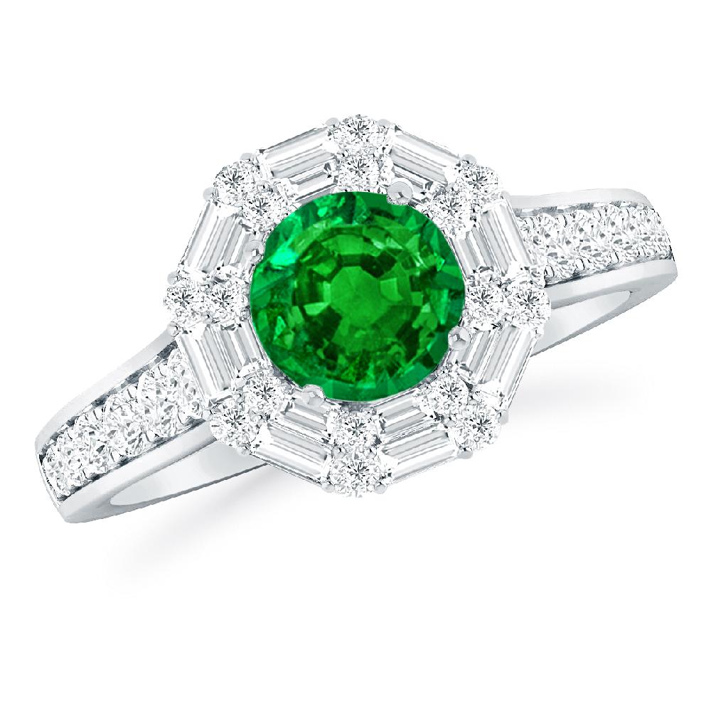 White Gold - Emerald