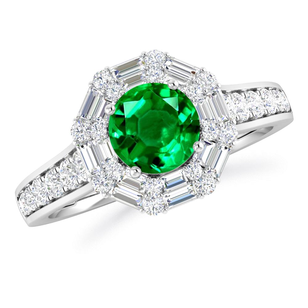 White Gold - Emerald