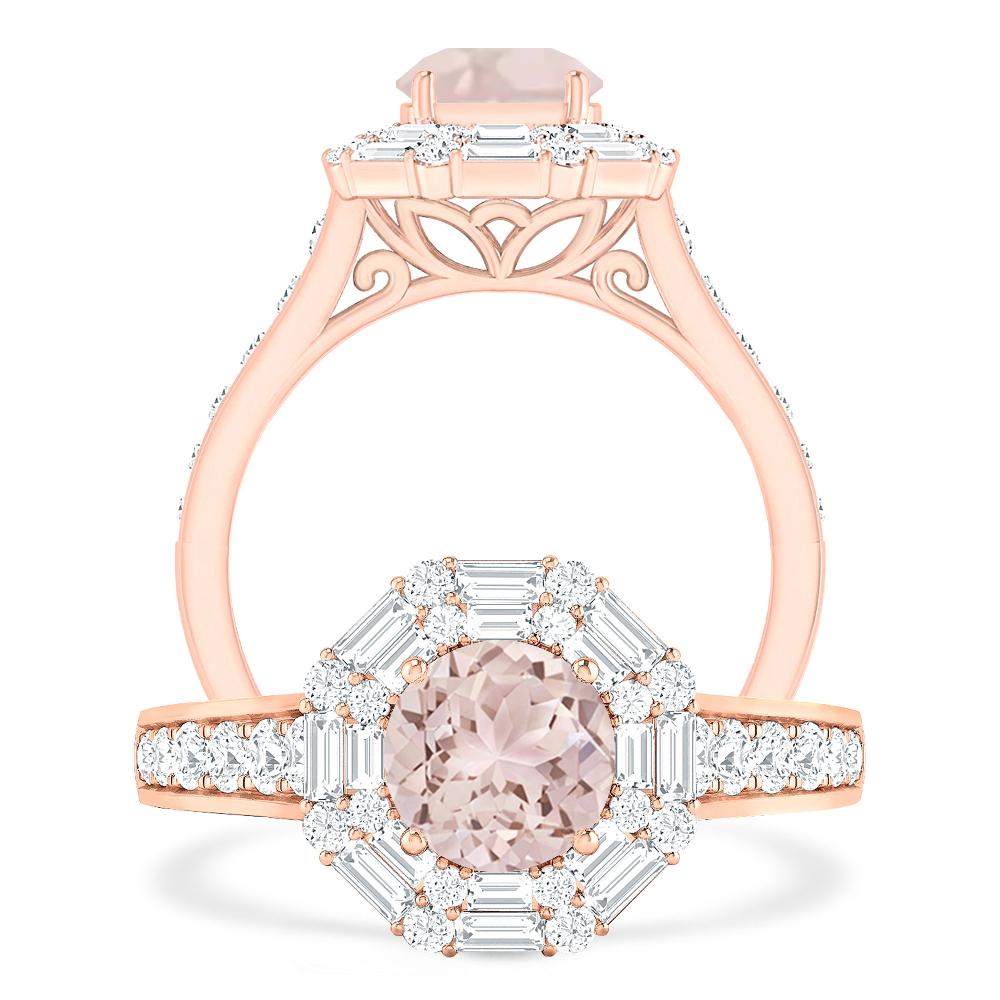 Rose Gold - Morganite