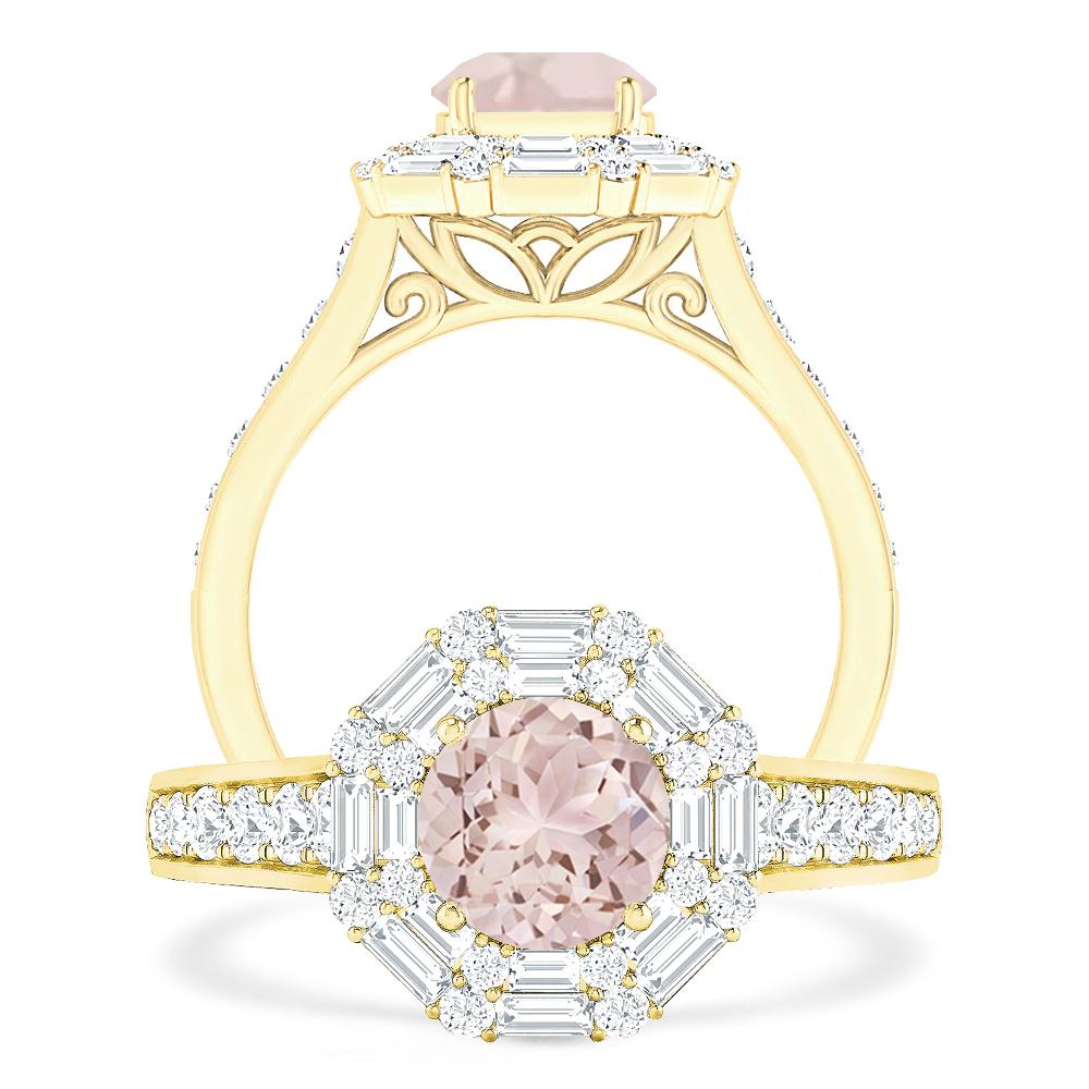 Yellow Gold - Morganite