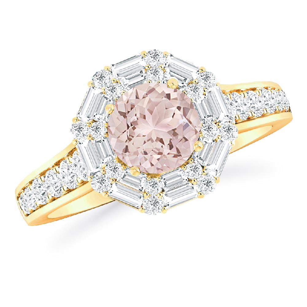 Yellow Gold - Morganite