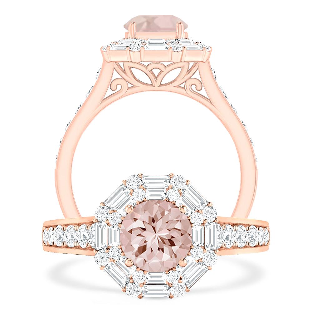 Rose Gold - Morganite