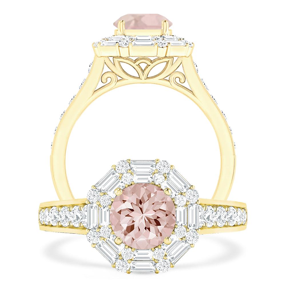 Yellow Gold - Morganite