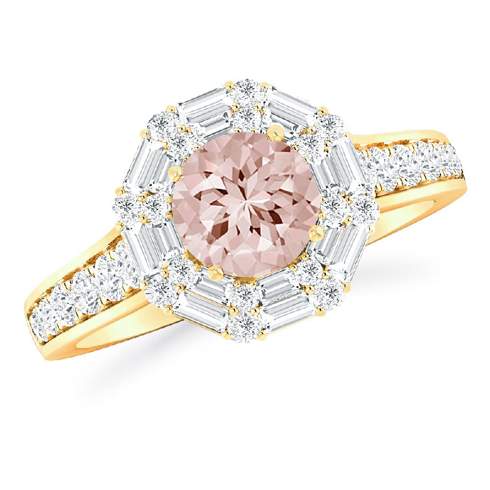 Yellow Gold - Morganite