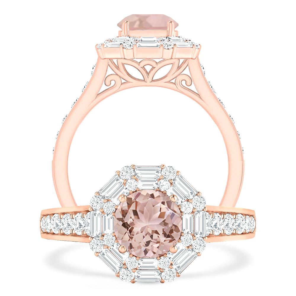 Rose Gold - Morganite