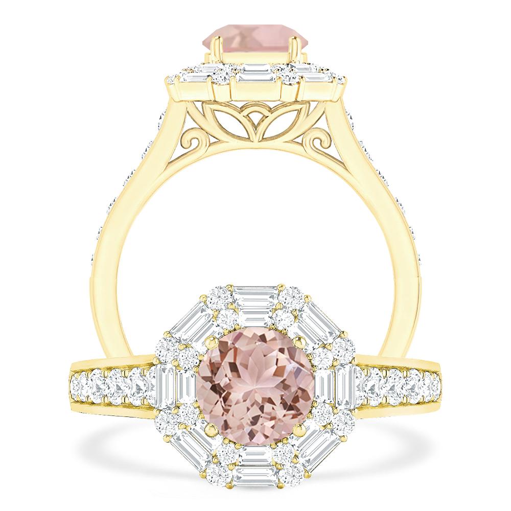 Yellow Gold - Morganite