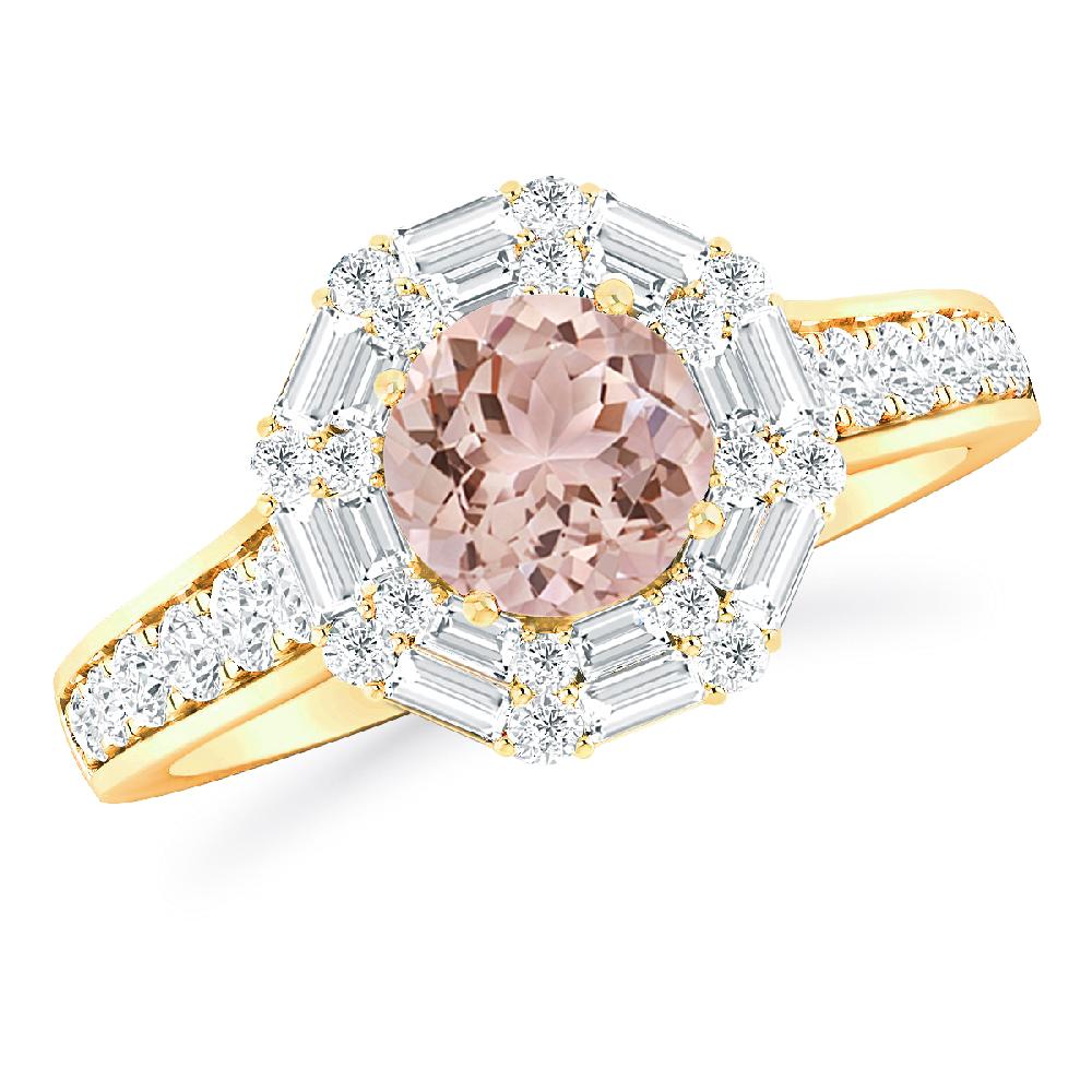 Yellow Gold - Morganite