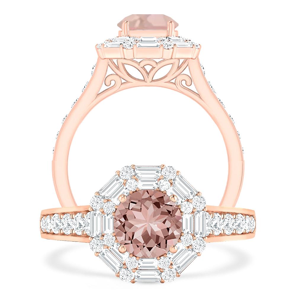 Rose Gold - Morganite