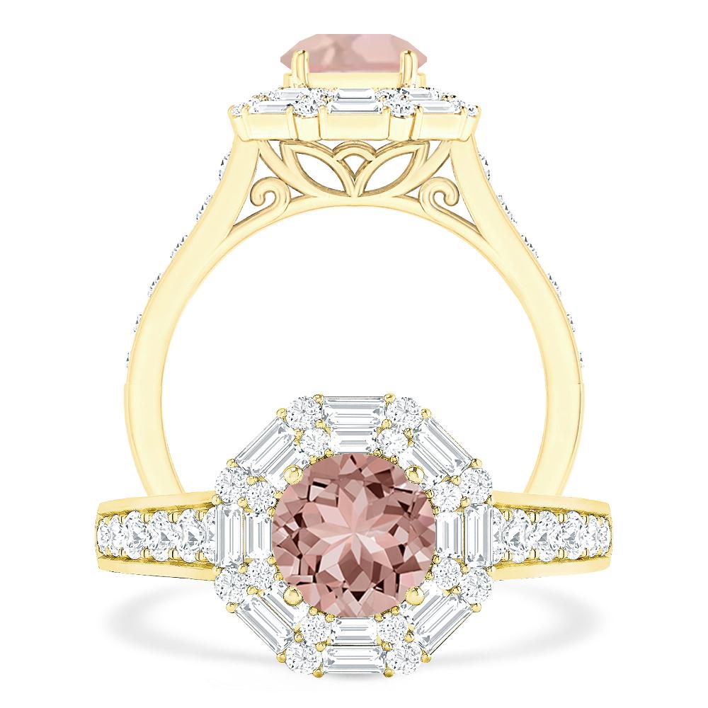 Yellow Gold - Morganite