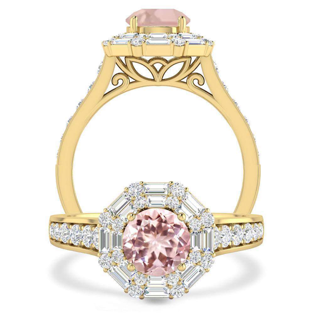 Yellow Gold - Morganite