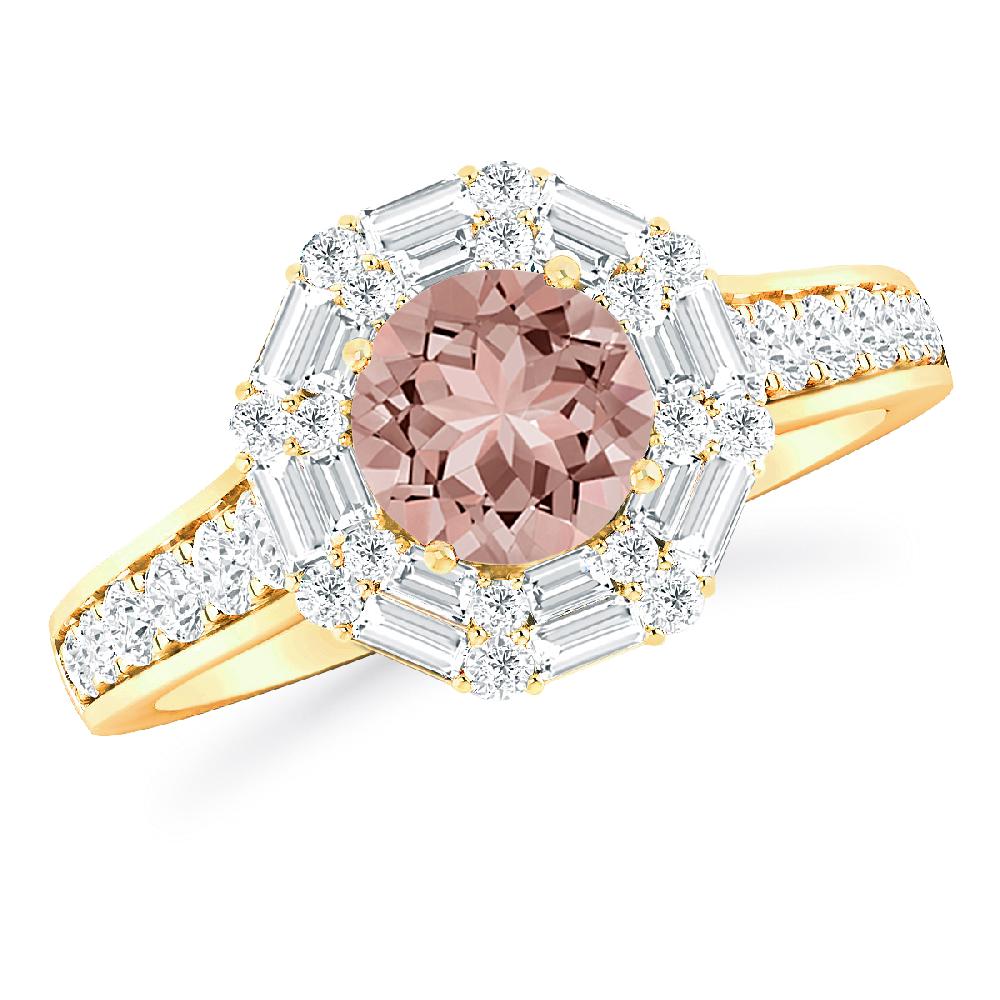 Yellow Gold - Morganite