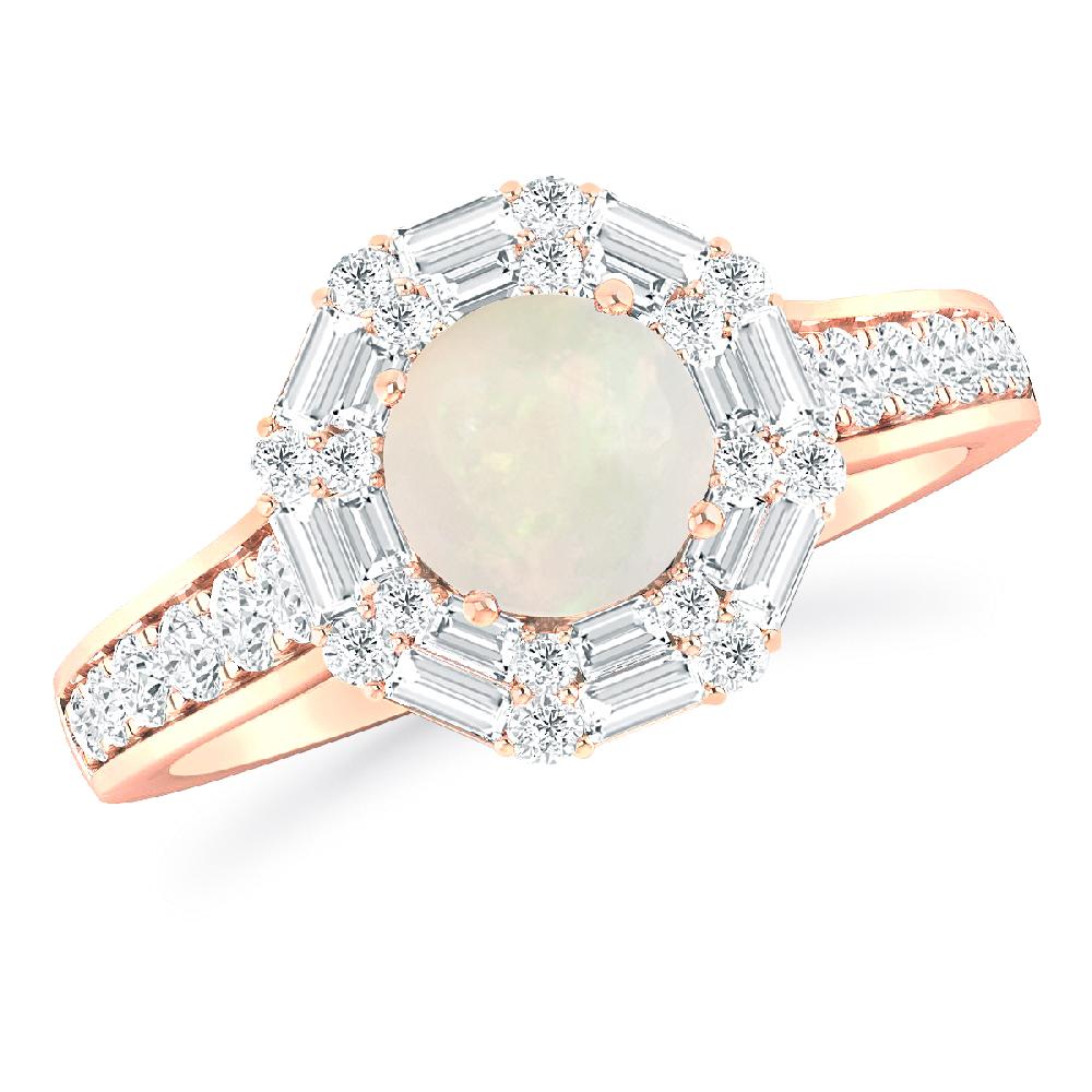 Rose Gold - Opal