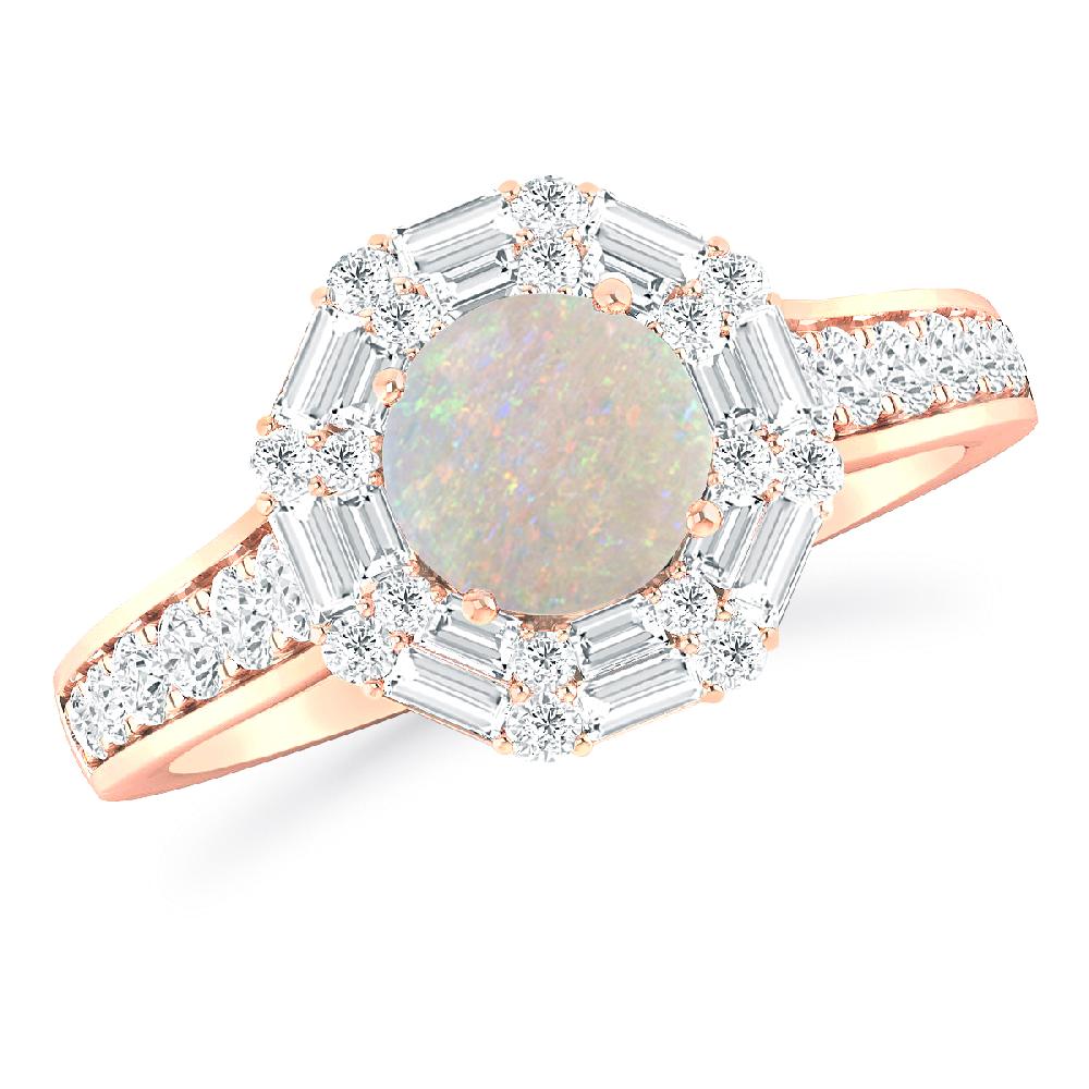 Rose Gold - Opal