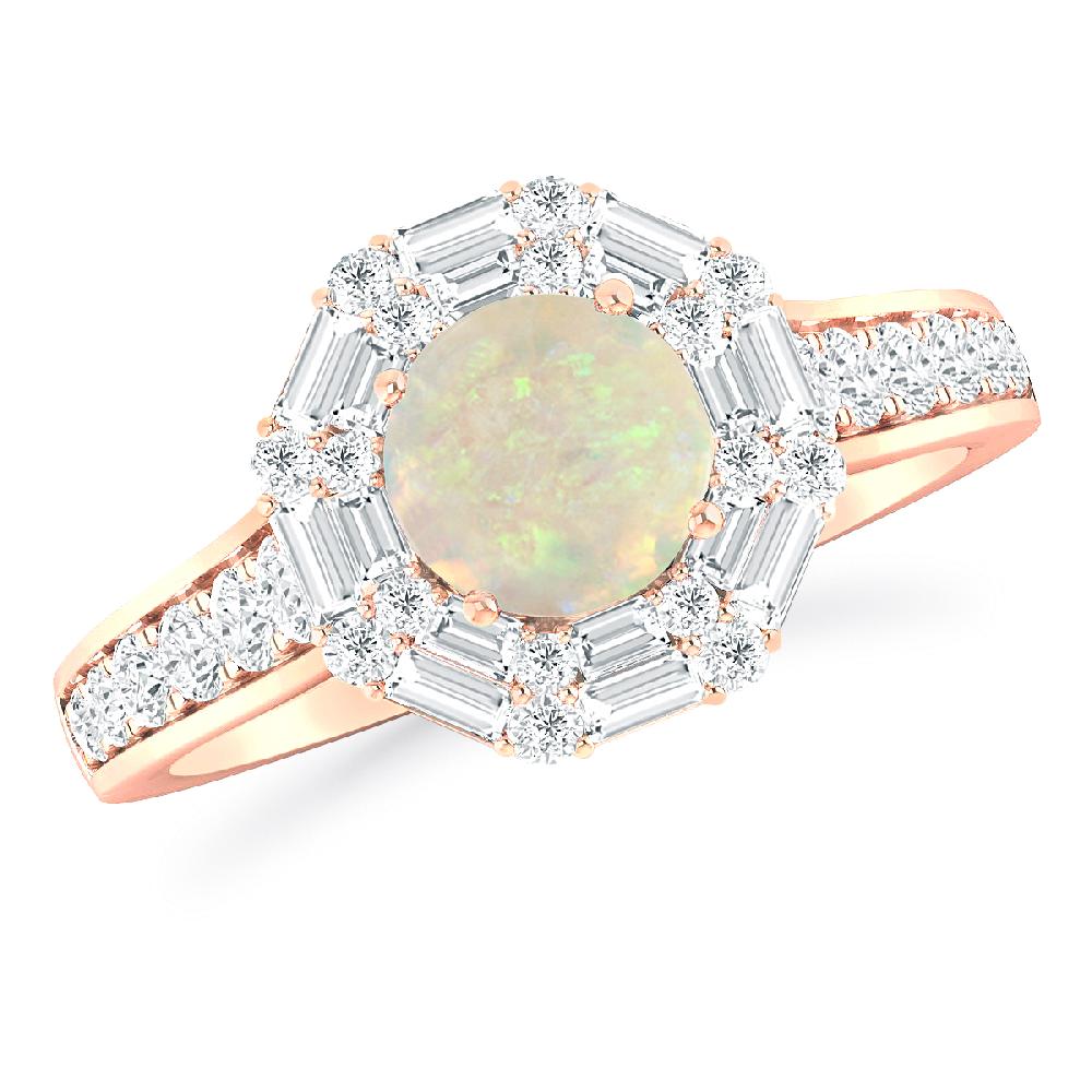 Rose Gold - Opal