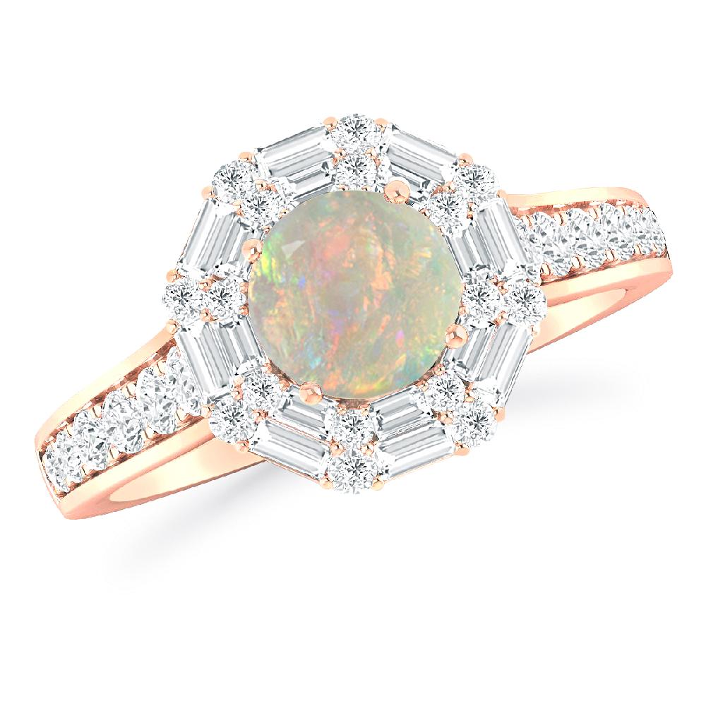 Rose Gold - Opal