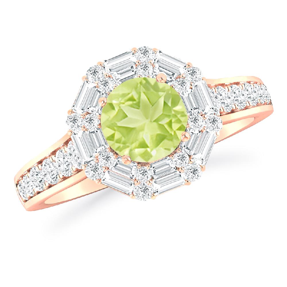 Rose Gold - Peridot