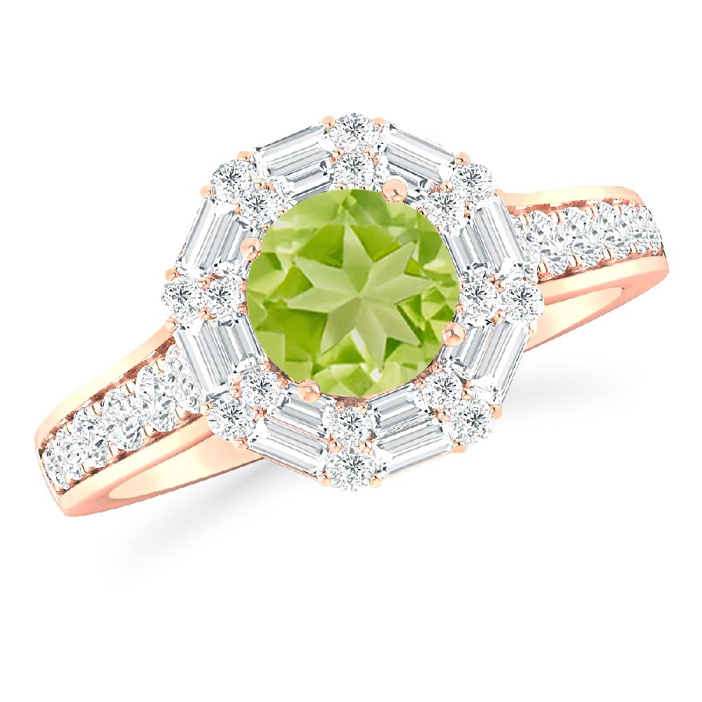 Rose Gold - Peridot