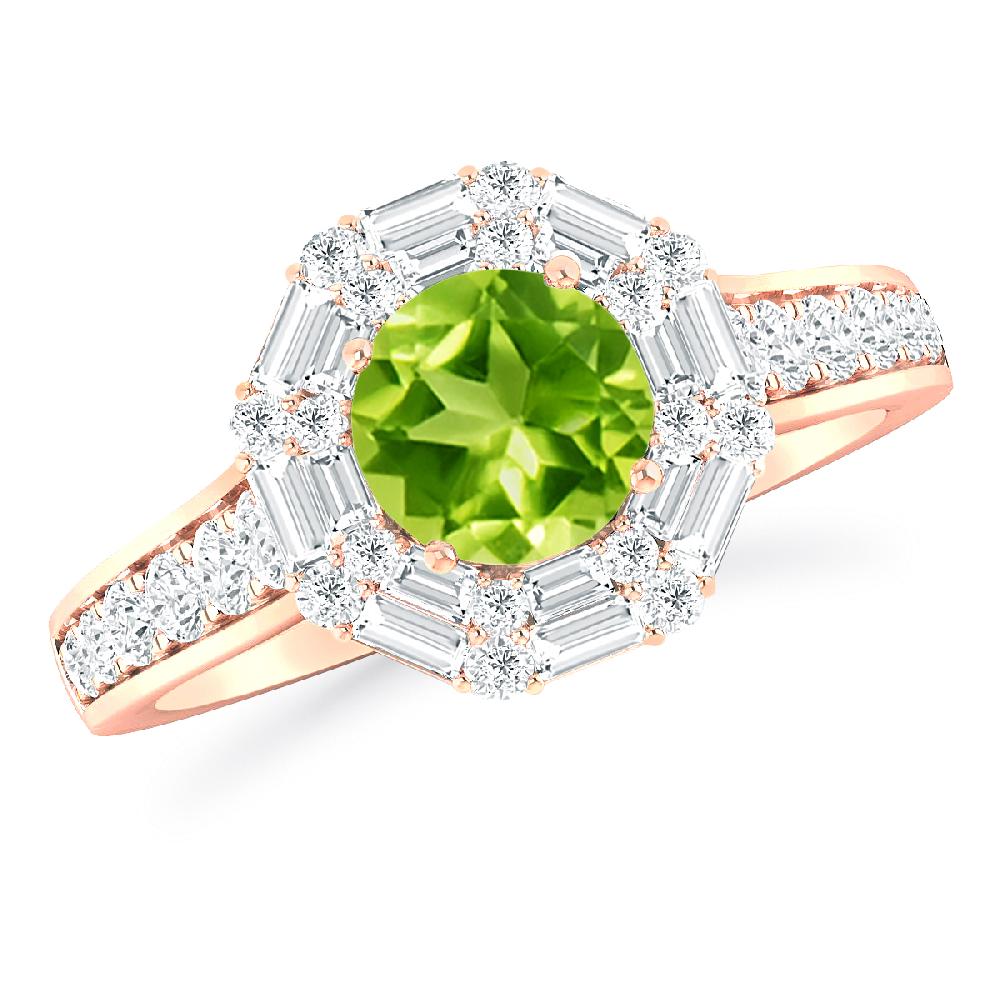 Rose Gold - Peridot