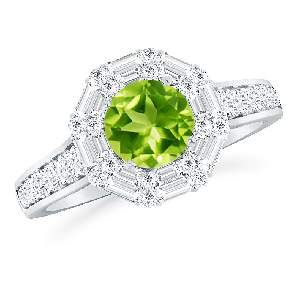 White Gold - Peridot