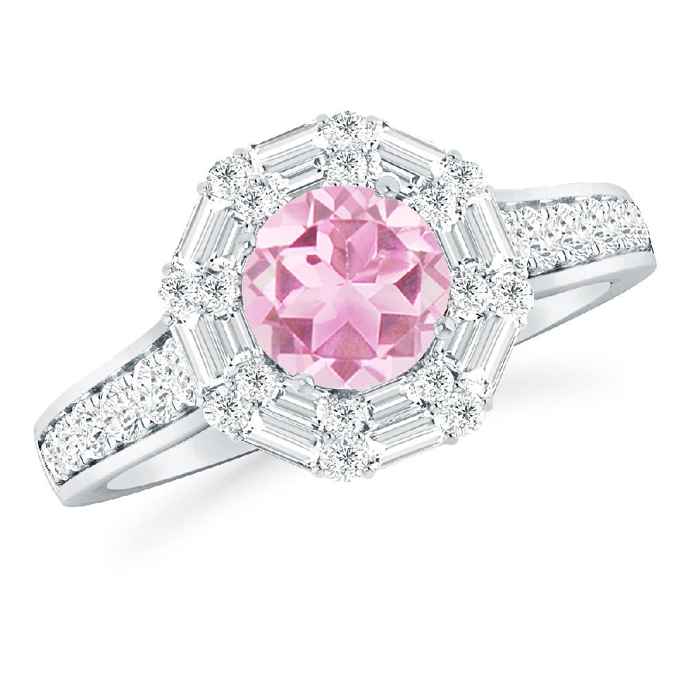 White Gold - Pink Tourmaline