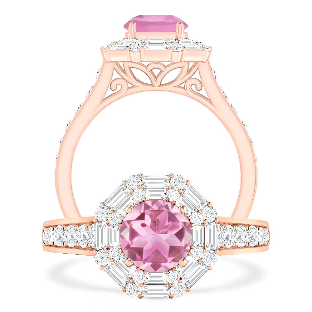 Rose Gold - Pink Tourmaline