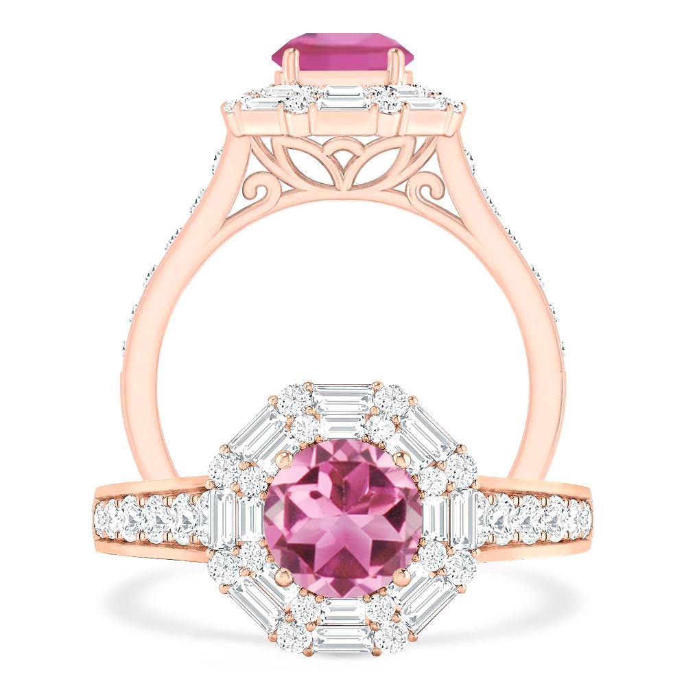 Rose Gold - Pink Tourmaline