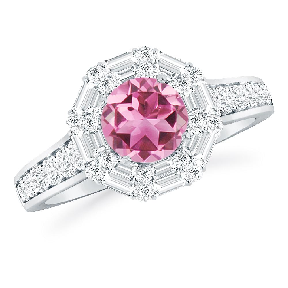 White Gold - Pink Tourmaline