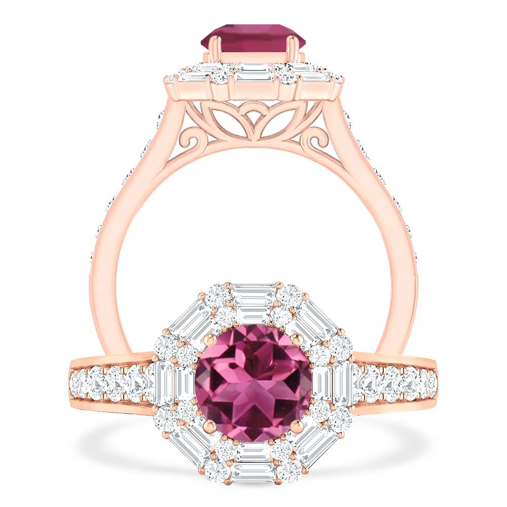 Rose Gold - Pink Tourmaline