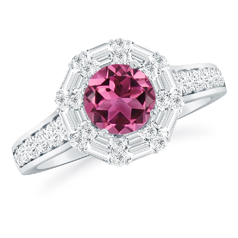 White Gold - Pink Tourmaline