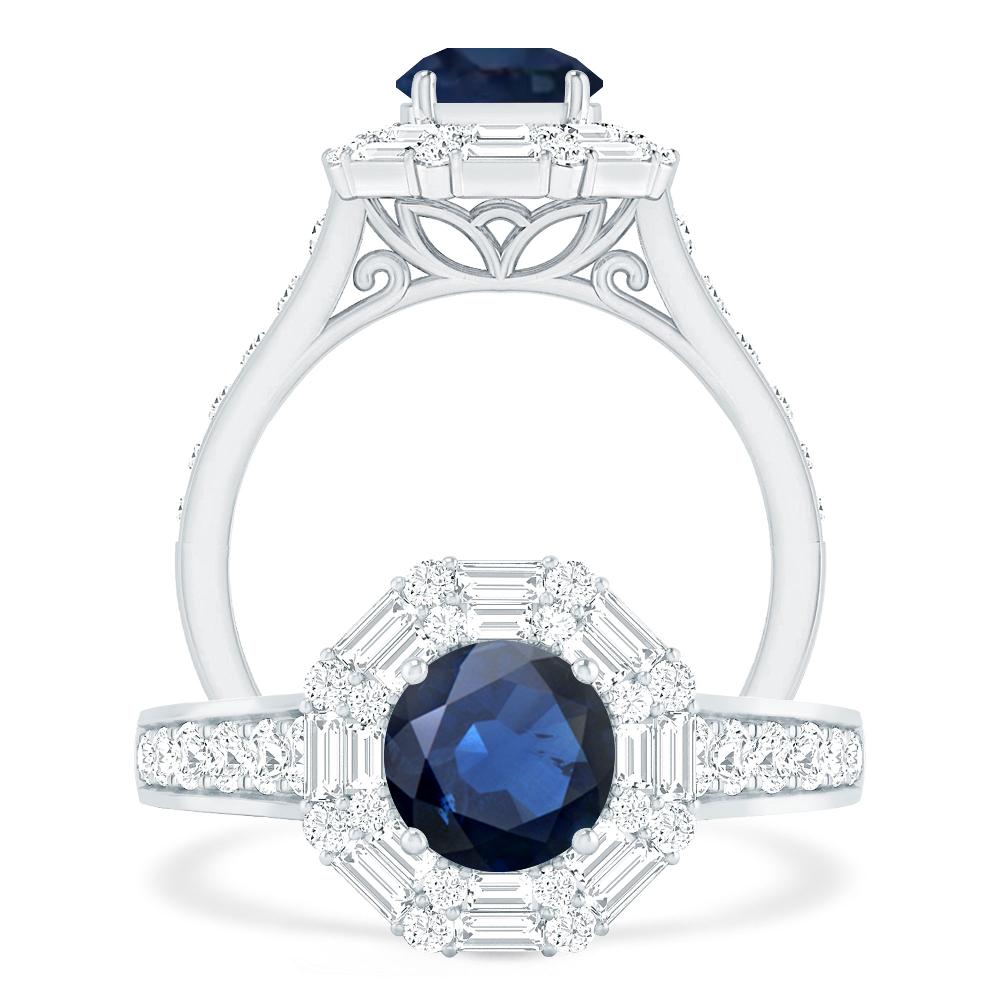 White Gold - Sapphire