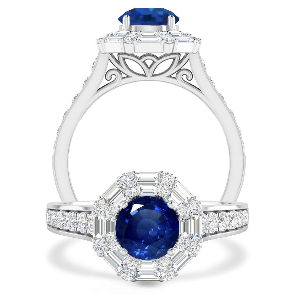 White Gold - Sapphire