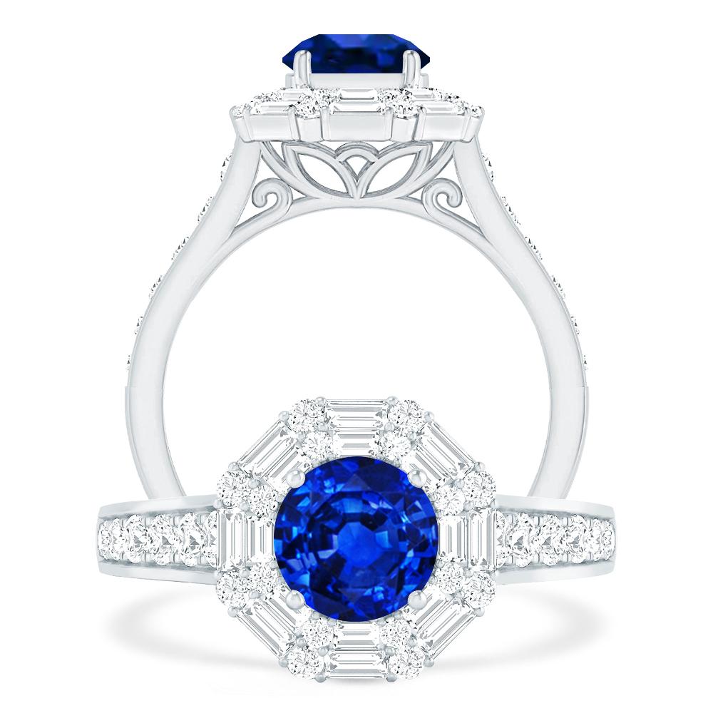 White Gold - Sapphire