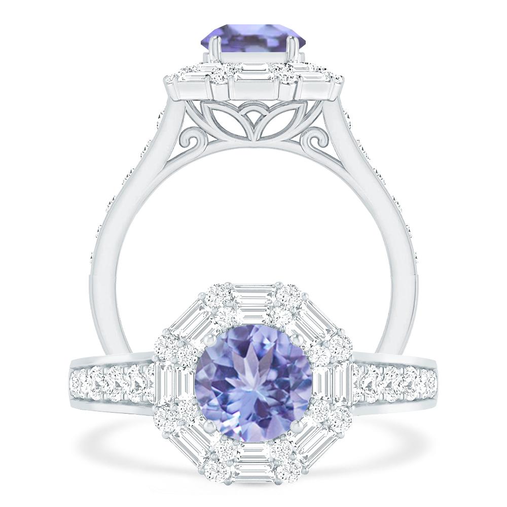 White Gold - Tanzanite